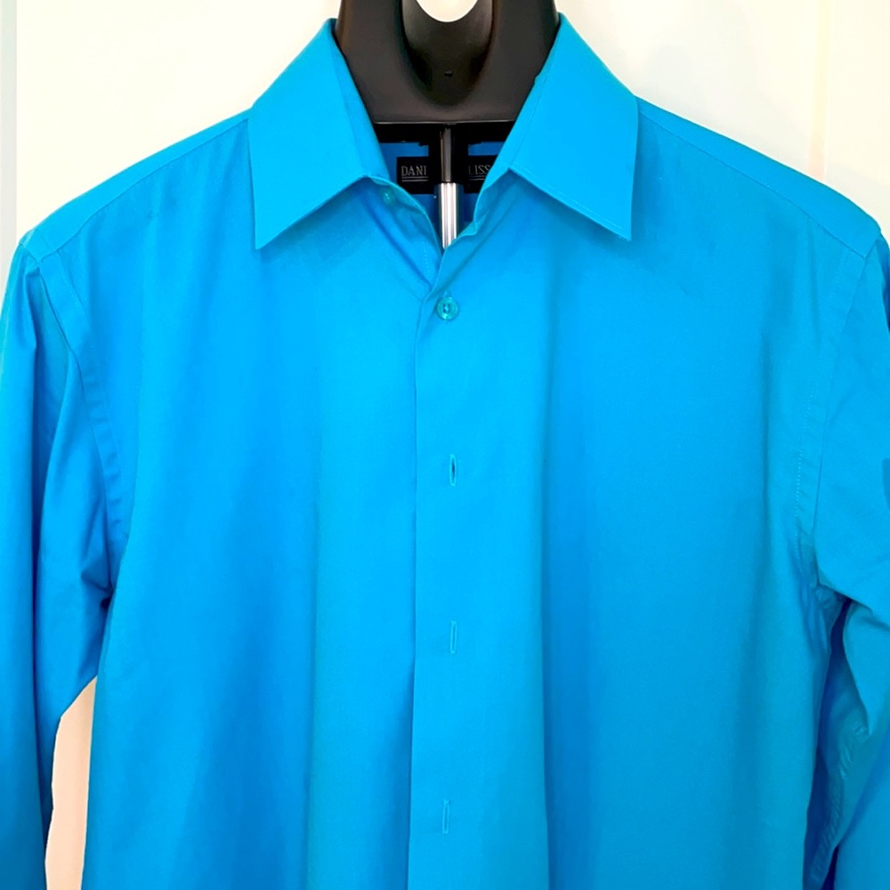 Daniel Ellissa Men’s Blue Long Sleeve Button Down